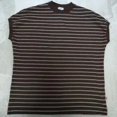 coen USAコットンリピTシャツ 　ブラウンM