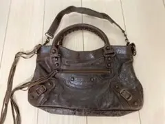 美品 バレンシアガ ザ・ファースト ハンド・ショルダーバッグ