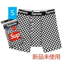 Supreme チェッカーパターン ボクサーブリーフ S 1枚　新品未使用