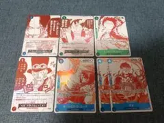 ワンピースカード　3周年　トレジャーキャンペーン　6種7枚セット