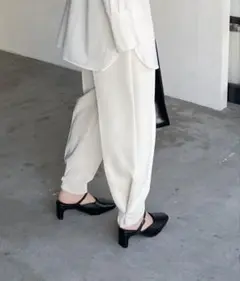 ナイロ　テーパードパンツ　nairo