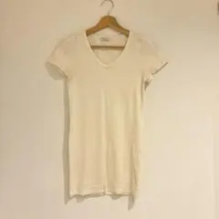 【美品】BRUNELLO CUCINELLI アイボリー 半袖 Tシャツ