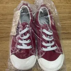 MUJI スニーカー 赤 18cm