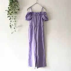 SHEIN シーイン オールインワン 【7Y】 パープル 紫 薄手