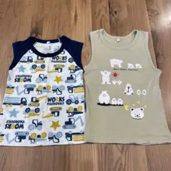 西松屋　ノースリーブタンクトップ 120cm２枚