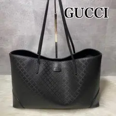 【良品✨】gucci グッチ トートバッグ ディアマンテラックス レザー 黒