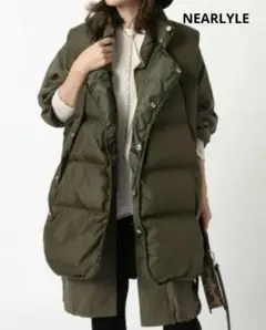 NEARLYLE★オーバーサイズダウンベストジャケット