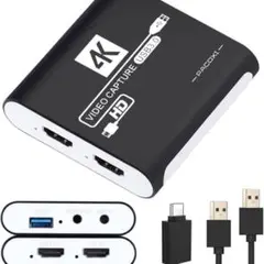 新品✨キャプチャーボード 4K Switch対応 パススルー対応 高速伝送 白
