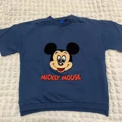 ディズニー ミッキーマウス Tシャツ サイズ110 ネイビー 新品