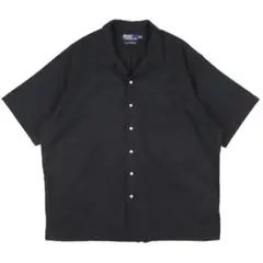 90s Ralph Lauren Shirt CALDWELL XXL 黒