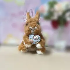 うさぎ 羊毛フェルト 置物 ぬいぐるみ フィギュア