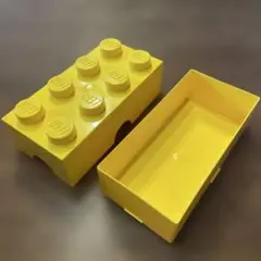 レゴイエロー ブロック型小物入れ 約20cm お弁当箱