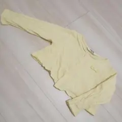 SIMPLE FREE イエロー カーディガン 100