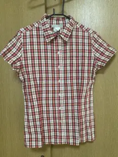 【used】COMPTOIR DES COTONNIERS 半袖チェックシャツ