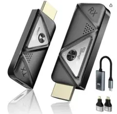 Tongtion ワイヤレスhdmi 無線 送受信機セット