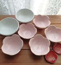 梅小鉢 白小鉢 セット
