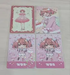 カラフルピーチ　ぷぴぱ　のあさん　ホロ1枚+3枚の合計4枚セット