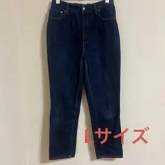 グローバルワーク デニム ジーンズ ストレートテーパード 細身 インディゴ Ｌ