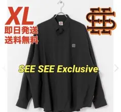 未使用　SEE SEE LS WOOL CREW BLACK Mサイズ SEE SEE LS WOOL CREW BLACK Mサイズ