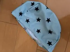 水泳帽 水色 星柄