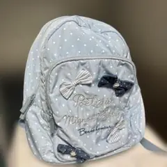 【低学年向け】mother ways 水玉リュック　幅24×奥行18×高34cm
