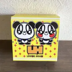 □ LOVERS HOUSE ラバーズハウス メモ帳 イエロー
