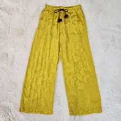 ◆美品 サラマリカ レーヨンペイズリーイージーパンツ 近年モデル