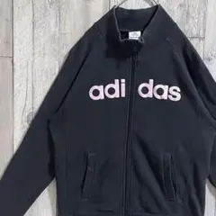 00s adidas トラックジャケット くすみカラー スウェット フェルト