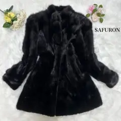 美品 SAFURON サフラン 高級 毛皮コート ミンクファー XLサイズ
