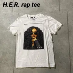 海外輸入品　H.E.R rap tee ラップT Tシャツ 白　グラフィック　M