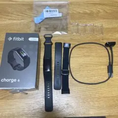 Fitbit Charge6 ブラック 本体　箱あり