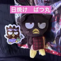 スシロー　はぴだんぶい　限定マスコット　ピック　ばつ丸　日焼け