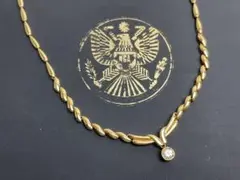 【天然ダイヤモンド】 ネックレス K18 0.21ct 宝石鑑別書付き