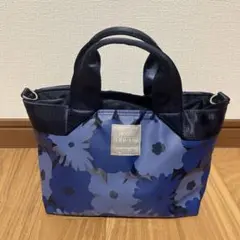 anello × SOU・S OU コラボ　フラワープリント トートバッグ