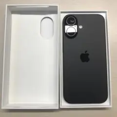 【美品】Apple iPhone 16 ブラック 本体