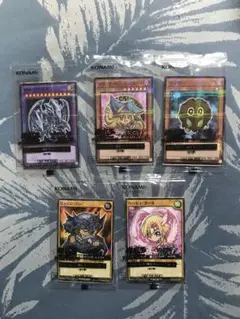 遊戯王カード　全5種　コンプリート　セブンイレブン限定