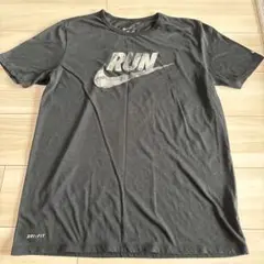 NIKE RUN Tシャツ L ブラック