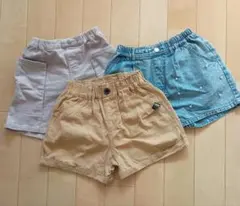 ショートパンツ 3点セット 140・150cm