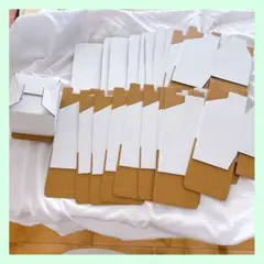 ☆10cm×10cm×10cm 20枚入り ボックス 段ボール箱 収納箱 白