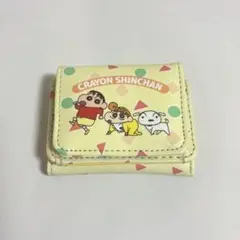 クレヨンしんちゃん 財布　三つ折りウォレット(イエロー)