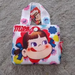 Milky ぺこちゃんエコバッグ キャラクター バッグ