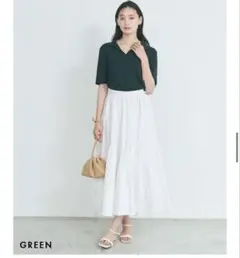 basement online ニットポロトップス