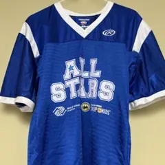 ローリングス　ALL STARS メッシュシャツ 青