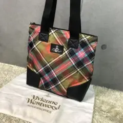 ヴィヴィアンウエストウッド ナイロン レザー トートバッグ