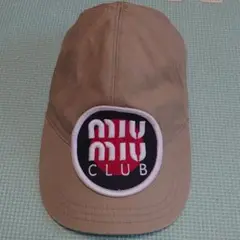 最終お値下げ☆美品♪miumiu♡キャップ帽★