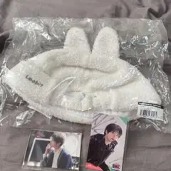 StrayKids Leebit ボアキャップ FCくじ　オフライン　オンライン