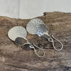カレンシルバー　ピアス　ハンドメイド