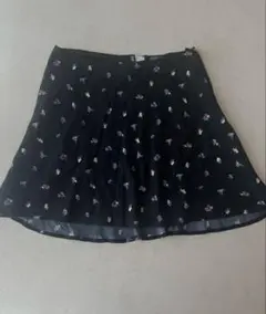 H&M 花柄 フラワー フレア スカート