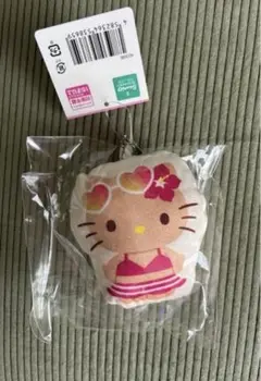 日焼けキティ　クッションキーホルダー