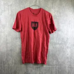 BLB団体ロゴTシャツ/ストリート/ユニセックス/アメリカ古着/レッド